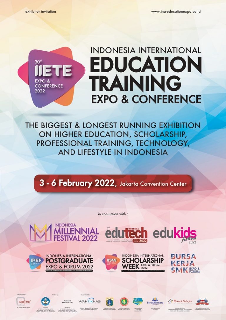 INDONESIA INTERNATIONAL EDUCATION TRAINING EXPO 2022 IIETE Jadwal