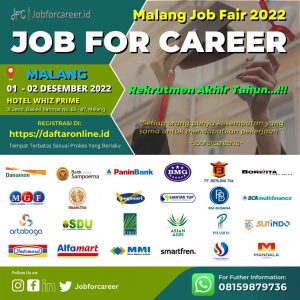 Malang Job Fair JOB FOR CAREER Jadwal Event Info Pameran Acara