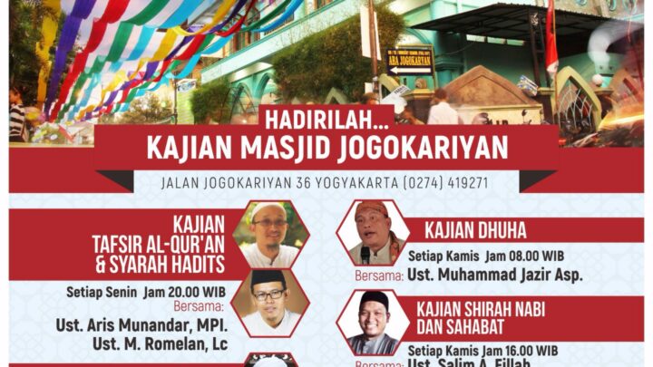 KAJIAN RUTIN MASJID JOGOKARIYAN – Yogyakarta