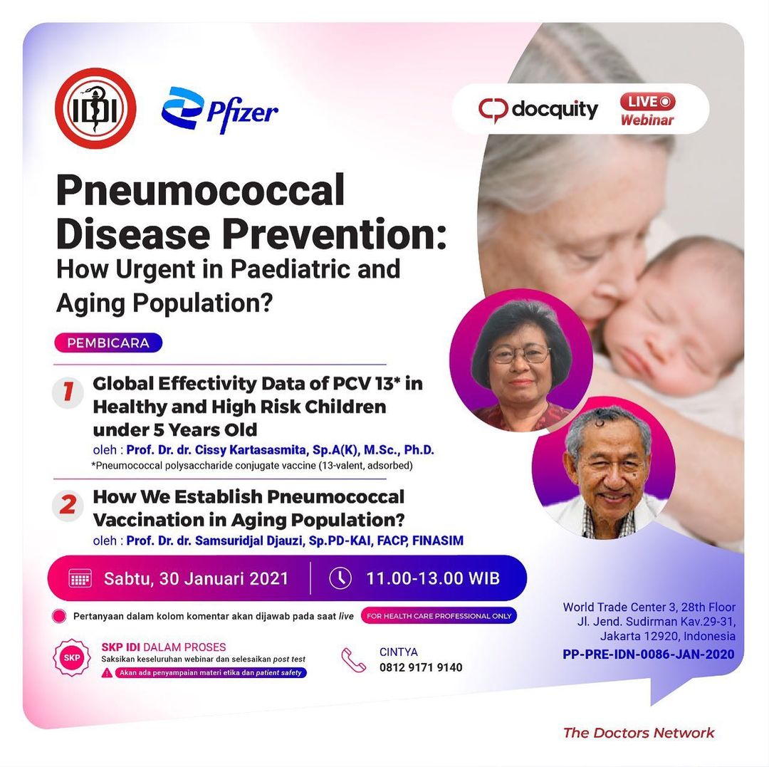Pneumococcal Disease Prevention: How Urgent in Paediatric and Aging Population?