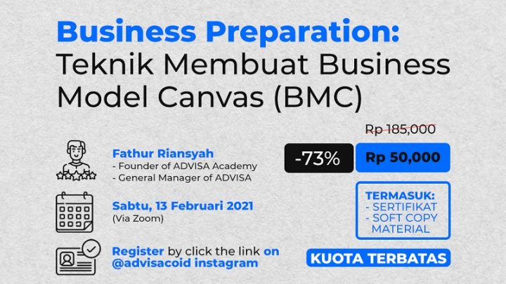 Business Preparation : Teknik Membuat Business Model Canvas (BMC)