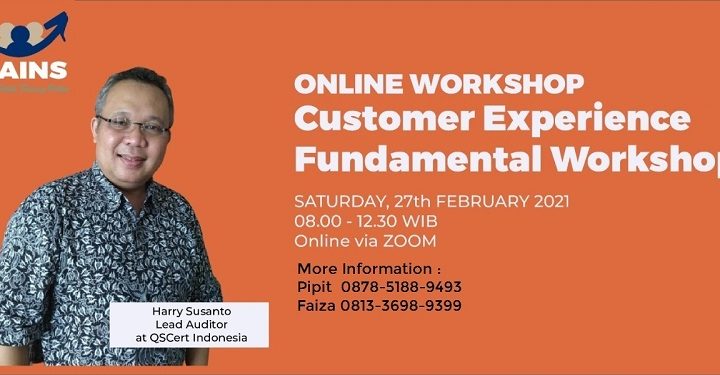 Workshop Customer Experience – Online by Sailendra Institute