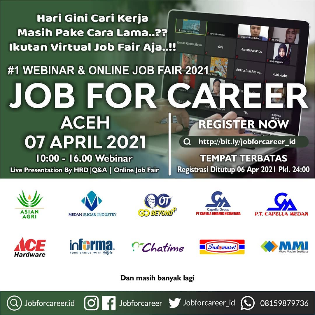 ONLINE JOB FOR CAREER ACEH 