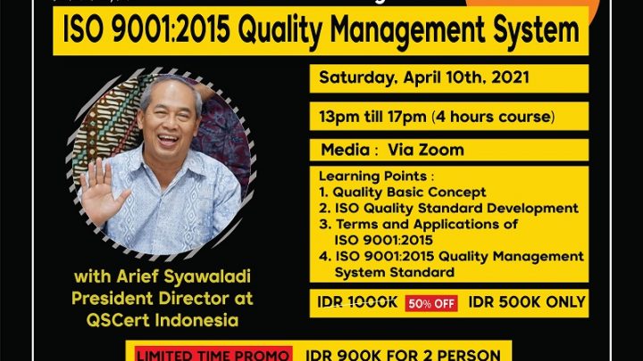 ISO 9001:2015 Quality Management System Workshop
