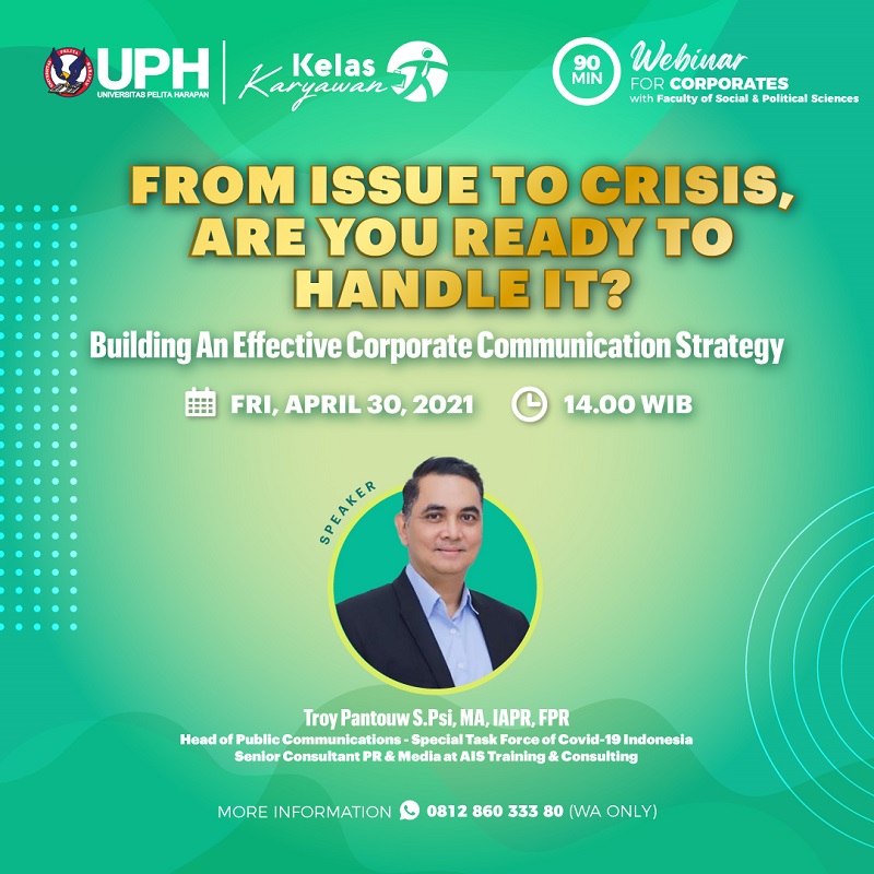 Webinar - From Issue to Crisis, Are You Ready to Handle It? 