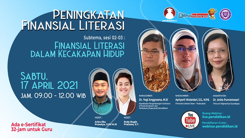 PENINGKATAN FINANSIAL LITERASI (Bagian 2) - Finansial Literasi dalam Kecakapan Hidup