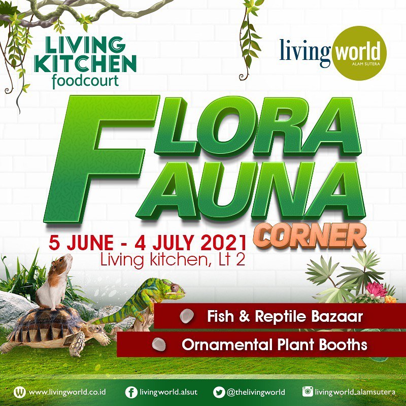 Flora & Fauna Corner - Living World Alam Suter