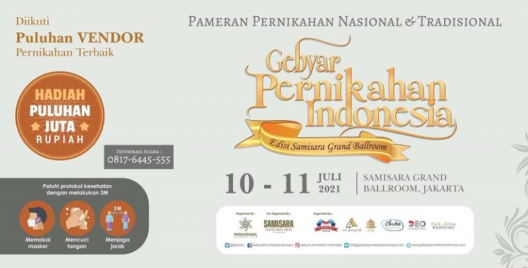 Gebyar Pernikahan Indonesia 2021 – Jadwal Event, Info Pameran, Acara