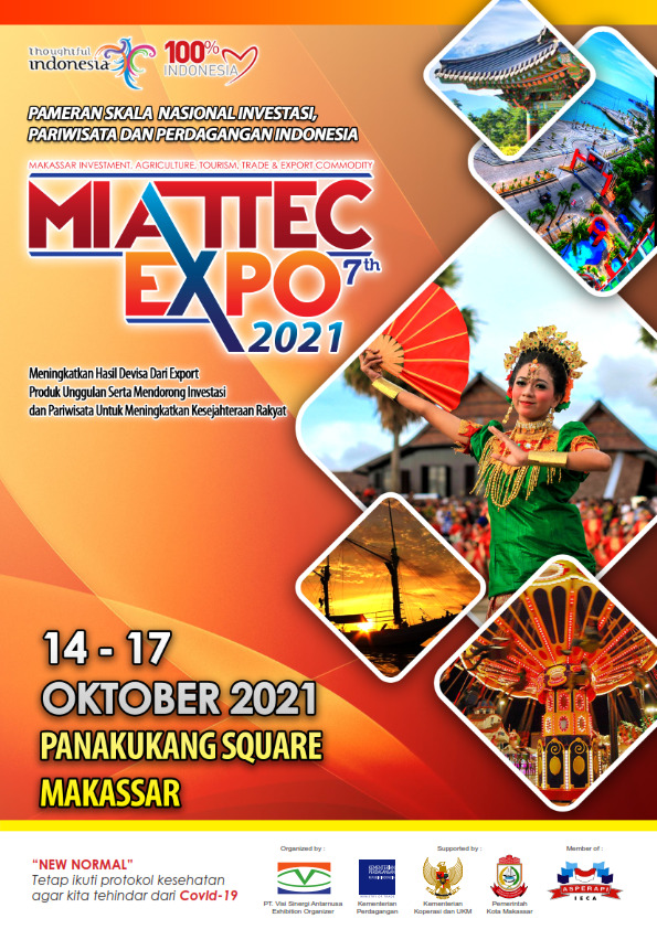 MAKASSAR INVESTMENT AGRICULTURE TOURISM TRADE & EXPORT COMMODITY EXPO 2021 (MIATTEC EXPO 2021 ke-8) 