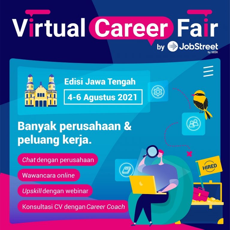 JobStreet Virtual Career Fair Agustus 2021 Jadwal