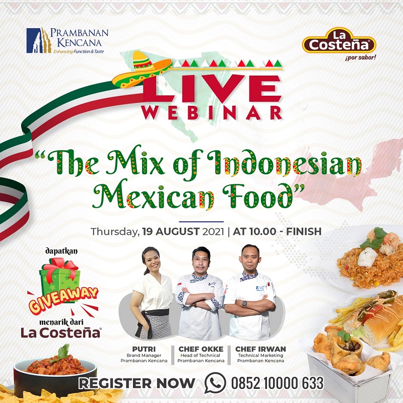 The Mix of Indonesian Mexican Food - Live Webinar 