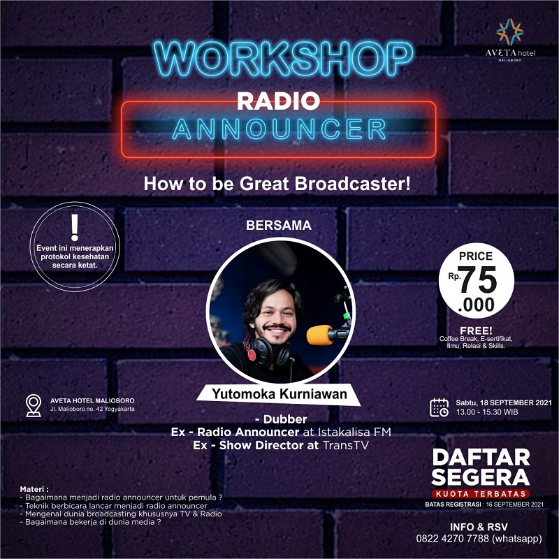 Workshop Radio Announcer 