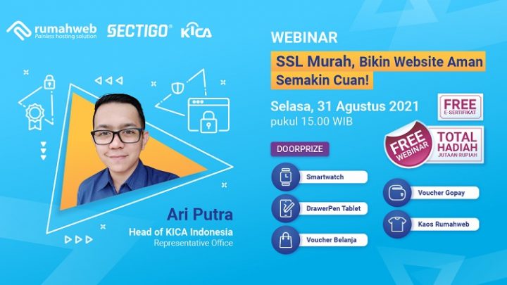 Free Webinar: More Secure, High Profit! Kupas Tuntas Kegunaan SSL dari Segi Keamanan dan Kemajuan Bisnis Anda