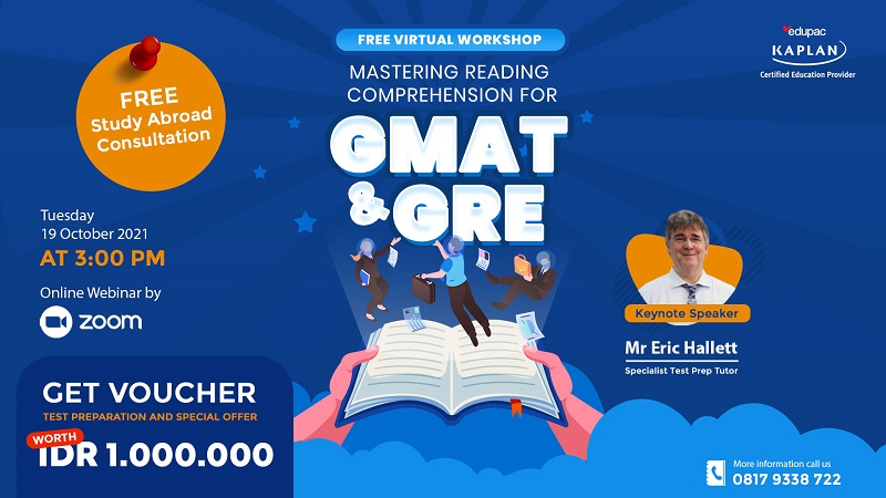 Free Virtual Workshop "Mastering Reading Comprehension for GMAT & GRE" 