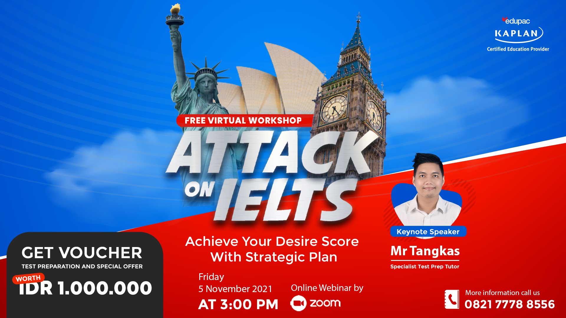Webinar : Attack on IELTS "Achieve Your Desire Score With Strategic Plan" 
