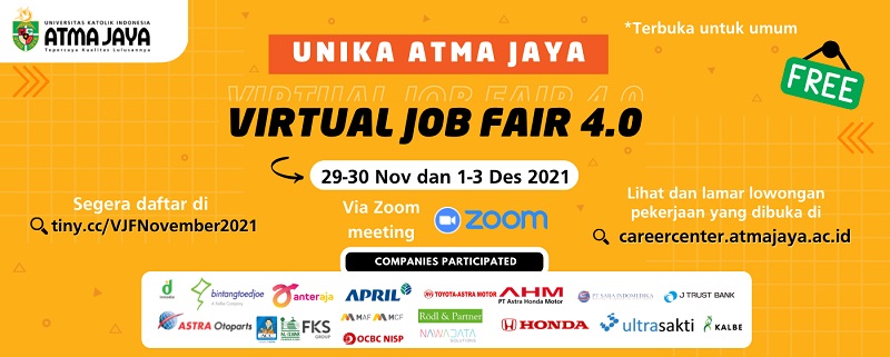 UNIKA ATMA JAYA Virtual Job Fair 4.0