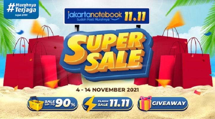 JakartaNotebook 11.11 Super Sale