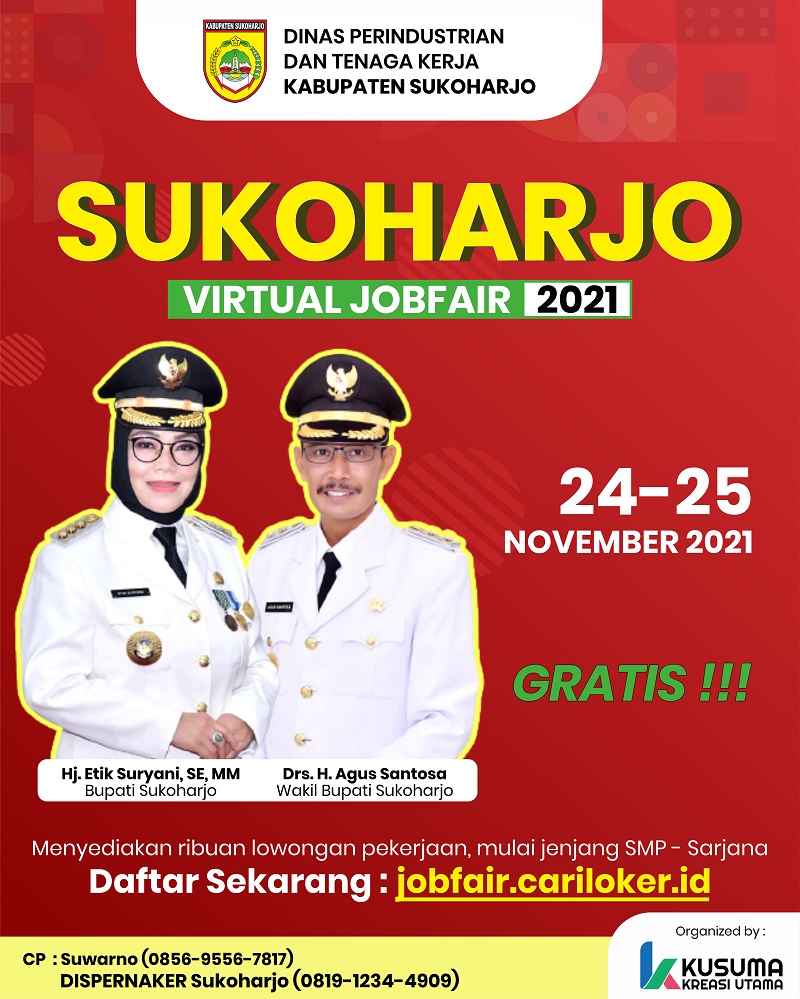 Sukoharjo Job Fair Virtual 2021