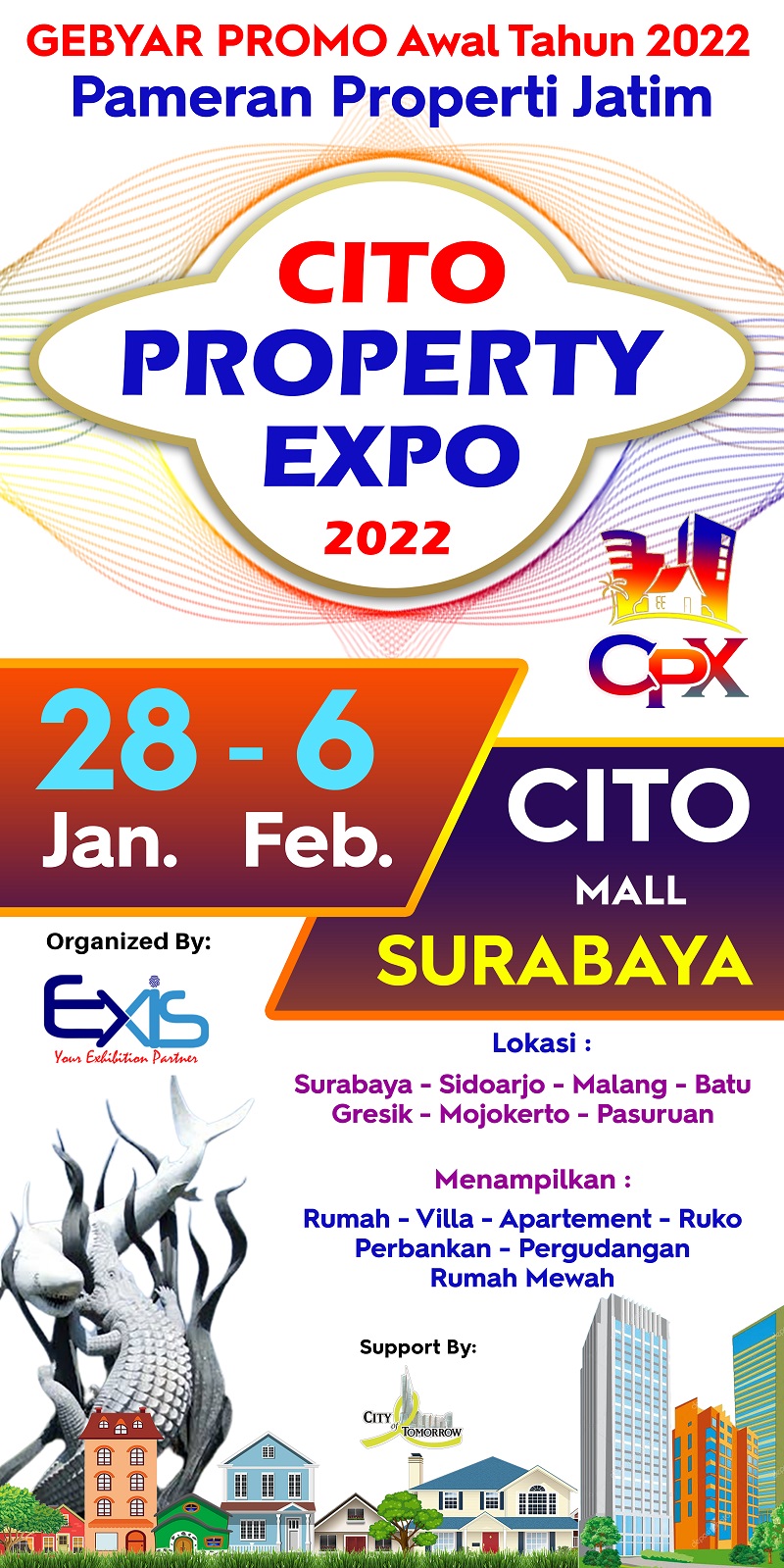 Pameran Properti Jatim - Cito Property Expo 2022, Pameran Properti Surabaya, Property Expo 2022