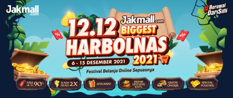 Promo 12.12 Jakmall - Jakmall 12.12 Biggest Harbolnas 2021