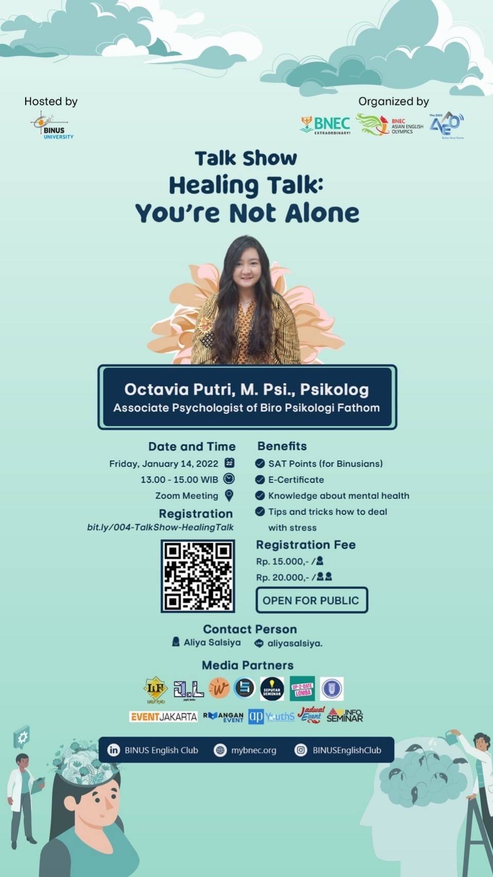 ?BNEC proudly presents "Healing Talk: You're Not Alone" Talk show.? 