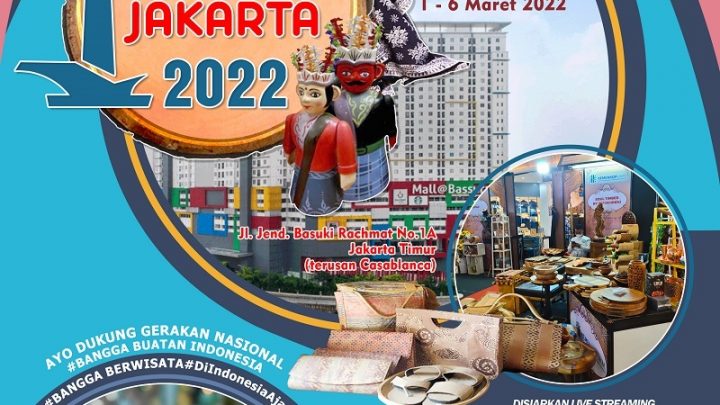 PAMERAN PRODUK KREATIF, UMKM, PARIWISATA DAN BISNIS JAKARTA 2022 – HYBRID (OFFLINE/ONLINE)
