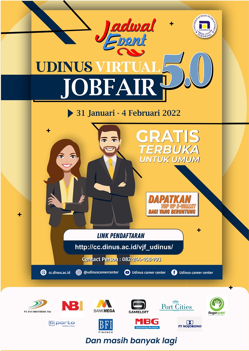 Udinus Virtual Job Fair - 5.0 