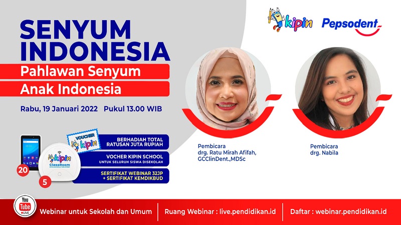 Webinar Guru - Senyum Indonesia "Senyum Pelajar, Senyum Cerah Indonesia"