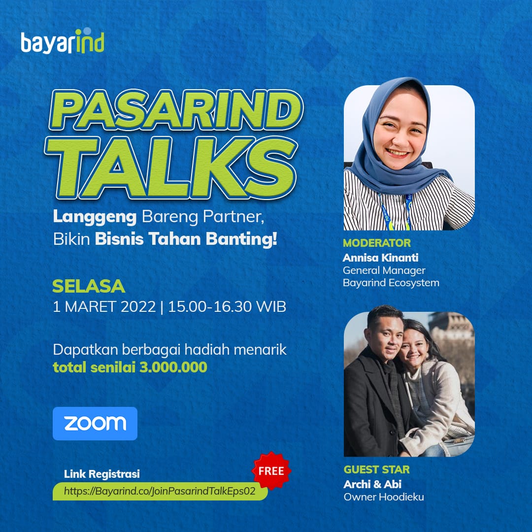 PASARIND TALKS - Langgeng Bareng Partner, Bikin Bisnis Tahan Banting!