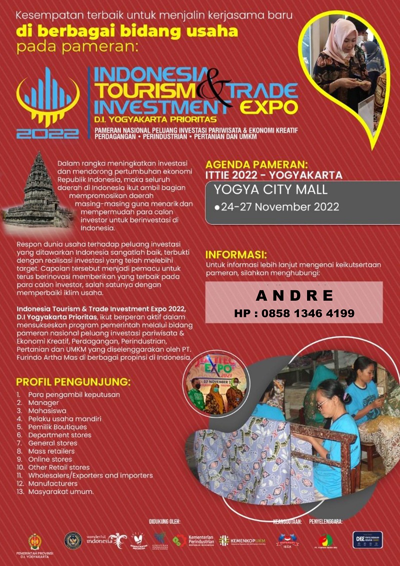 INDONESIA TOURISM & TRADE INVESTMENT EXPO 2022 (JOGJA)