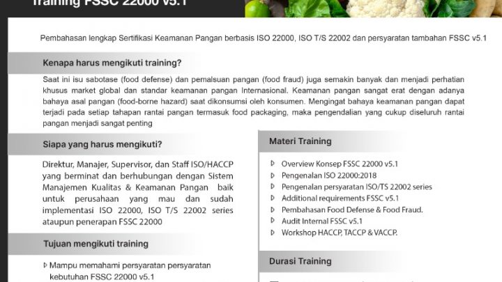 Training FSSC 22000 v 5.1