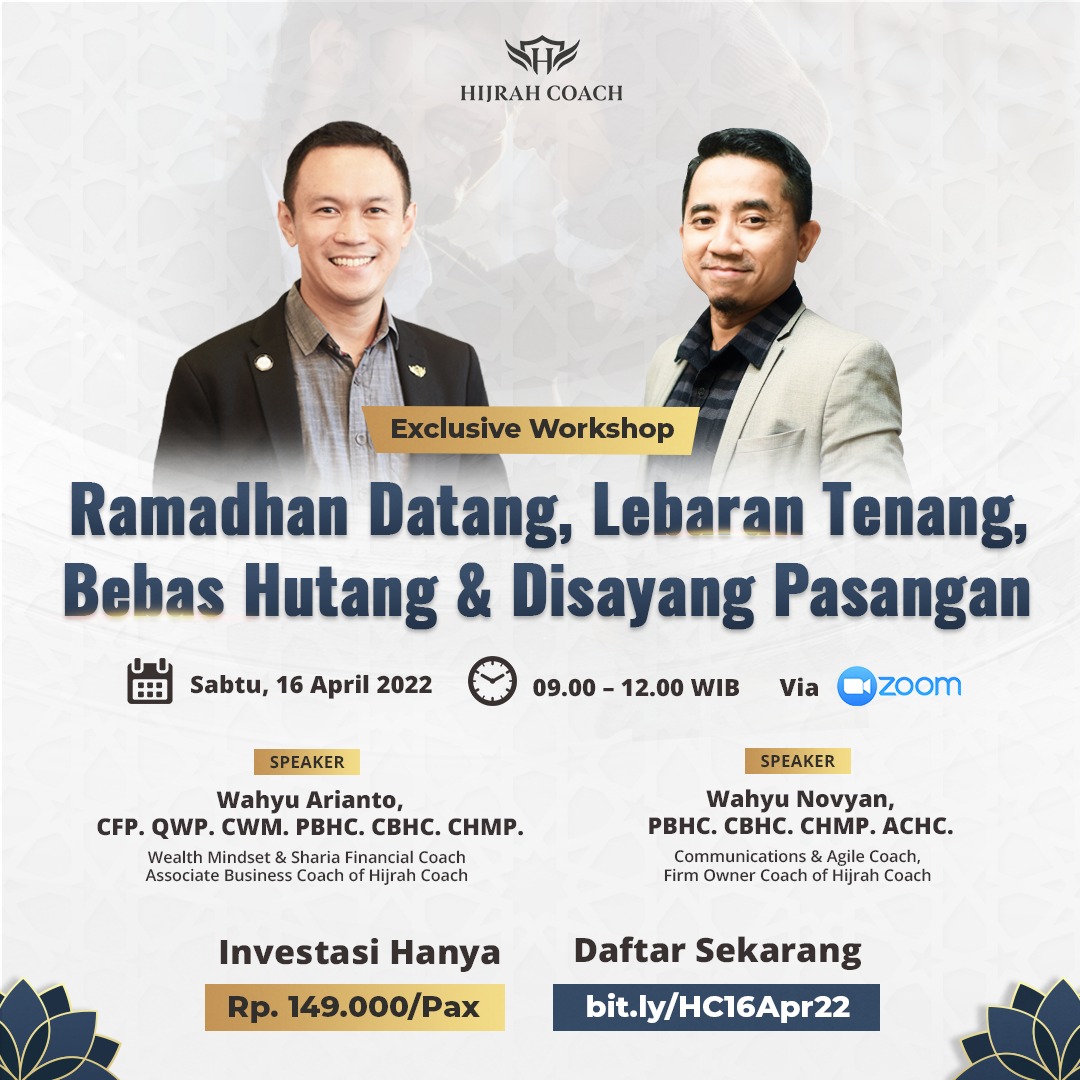 Exclusive Workshop - Ramadhan Datang, Lebaran Tenang, Bebas Hutang & Disayang Pasangan