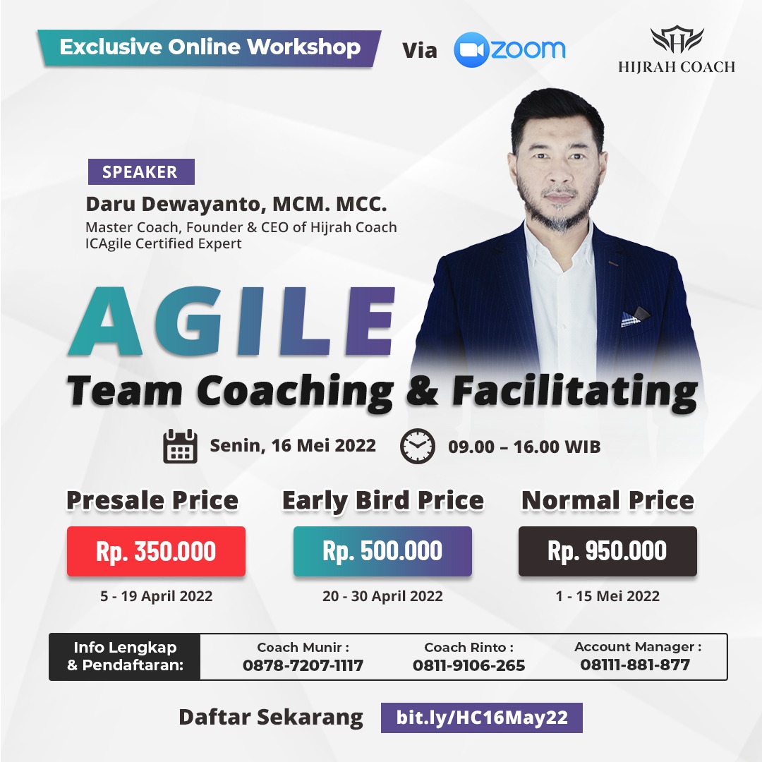[Exclusive Workshop] Agile Team Coaching and Facilitating