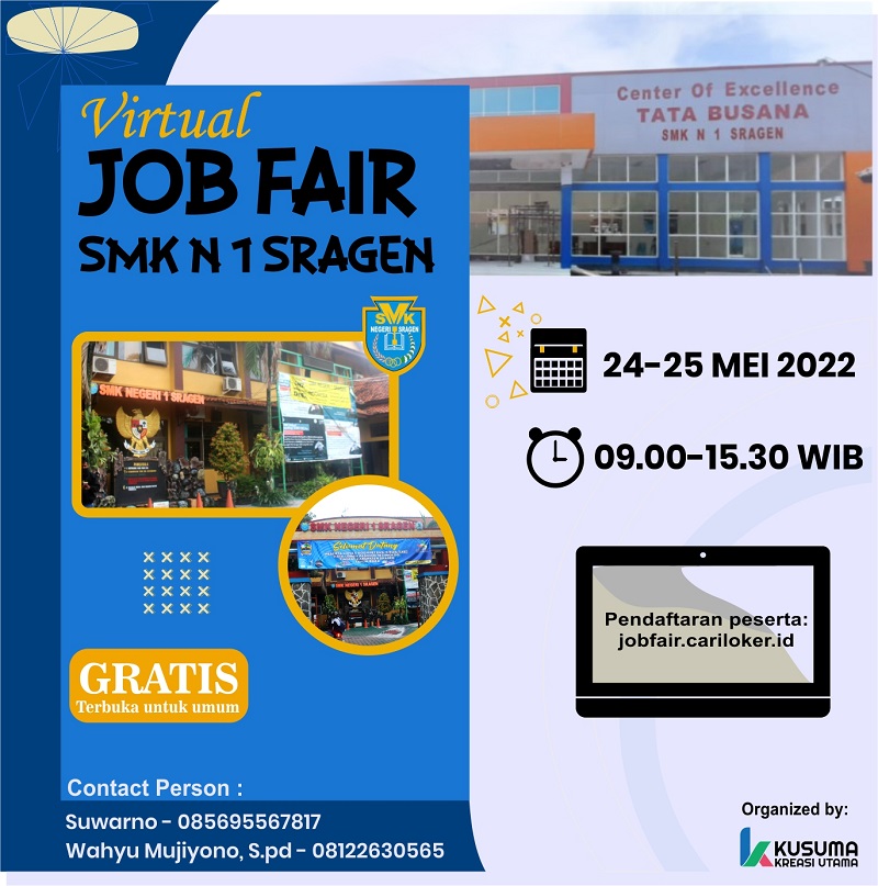 SMK N 1 Sragen Job Fair Virtual 2022