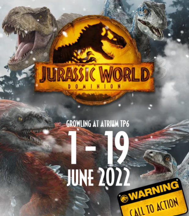Jurassic World Dominion - Tunjungan Plaza 6  Surabaya