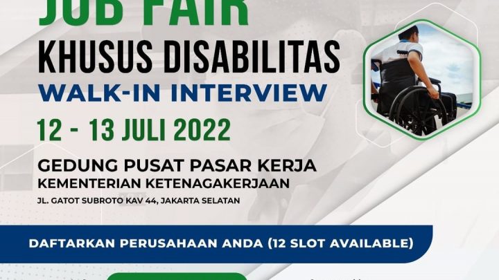Job Fair Disabilitas – Walk-In Interview Jakarta Selatan