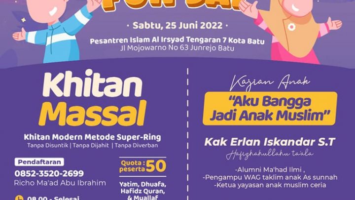 Muslim Kids Fun Day – Batu, Malang