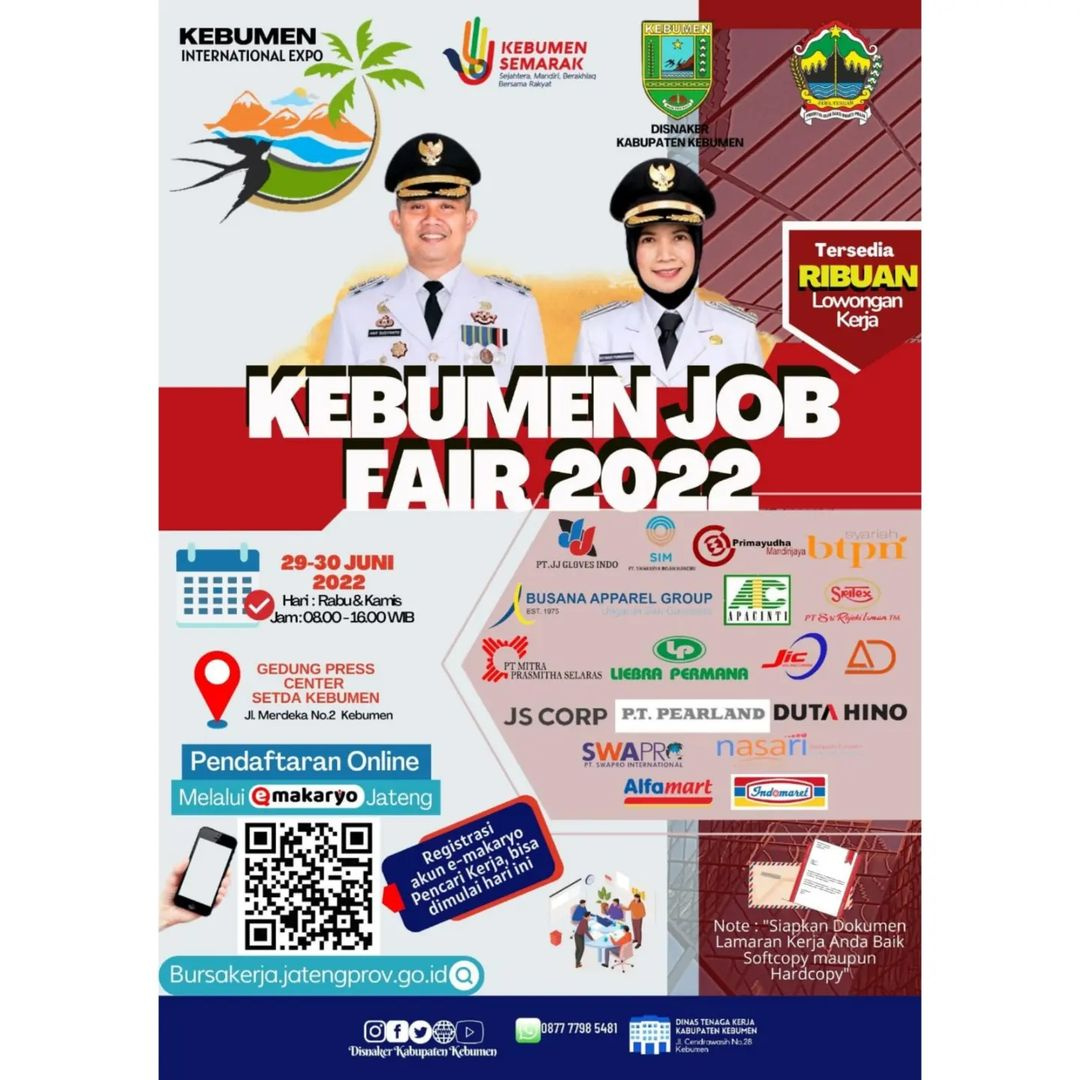 Kebumen Job Fair - Juni 2022
