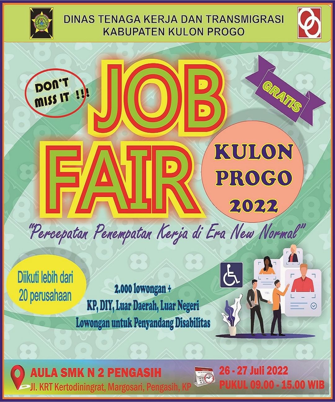 Job Fair Kulonprogo - Juli 2022