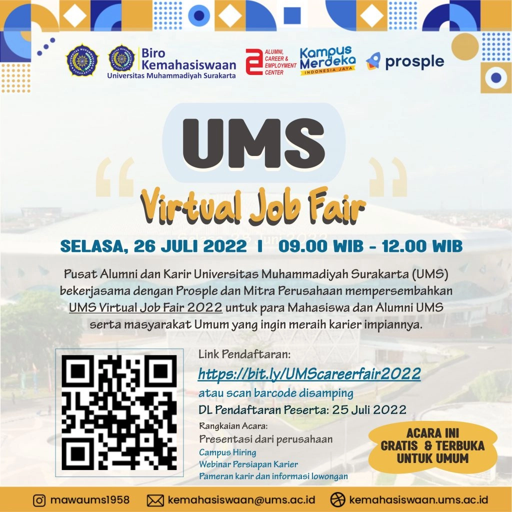 UMS Virtual Job Fair 