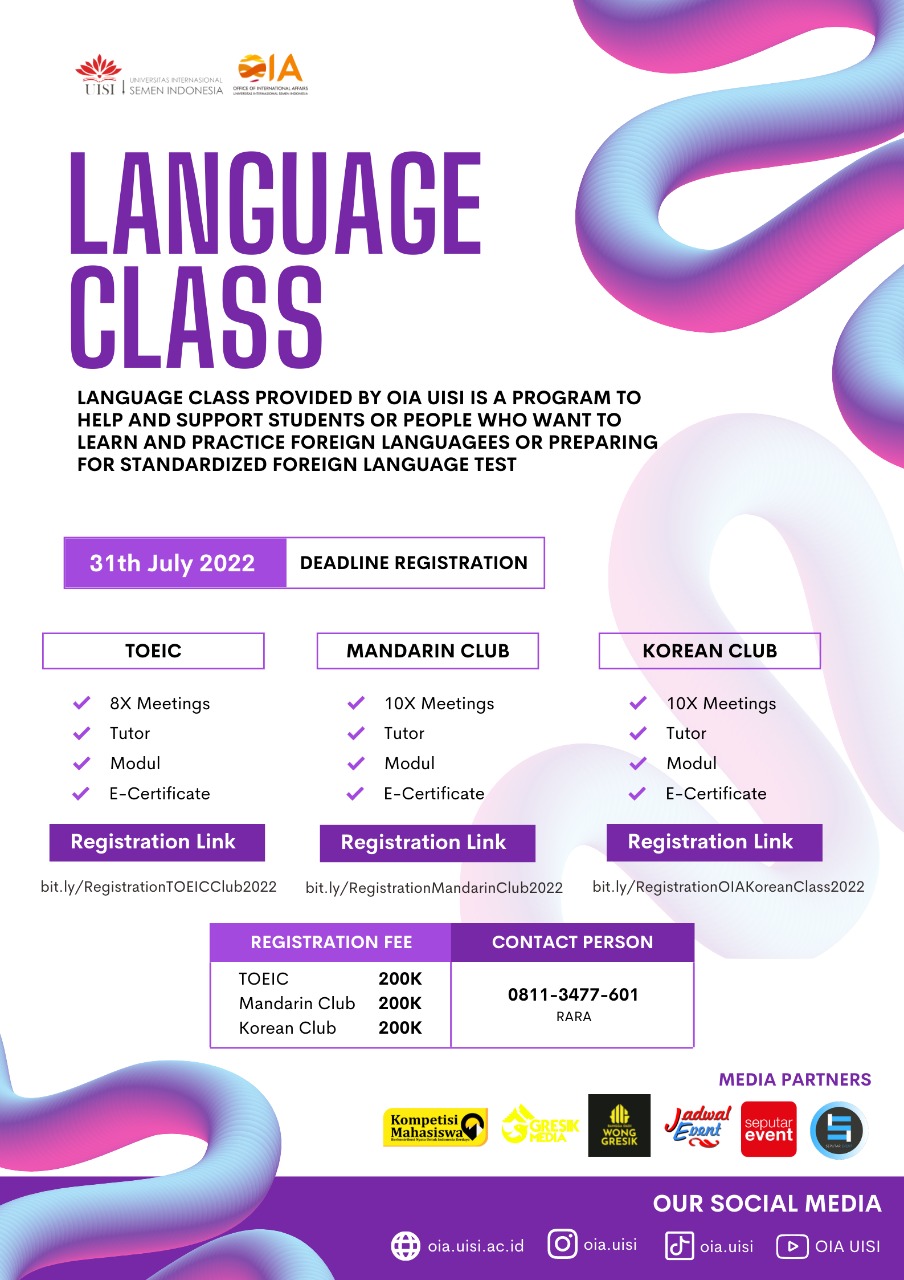 LANGUAGE CLASS 