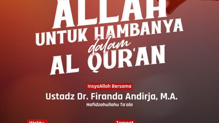 Tabligh Akbar Ustadz Firanda Andirja, M.A – Yogyakarta