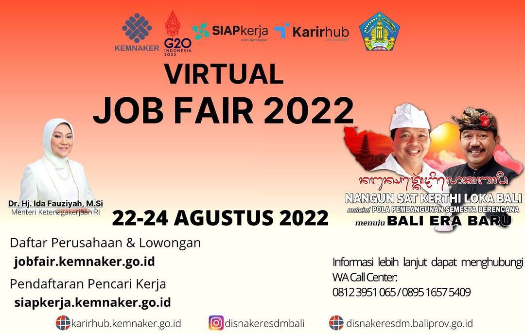 Virtual Job Fair Bali 2022