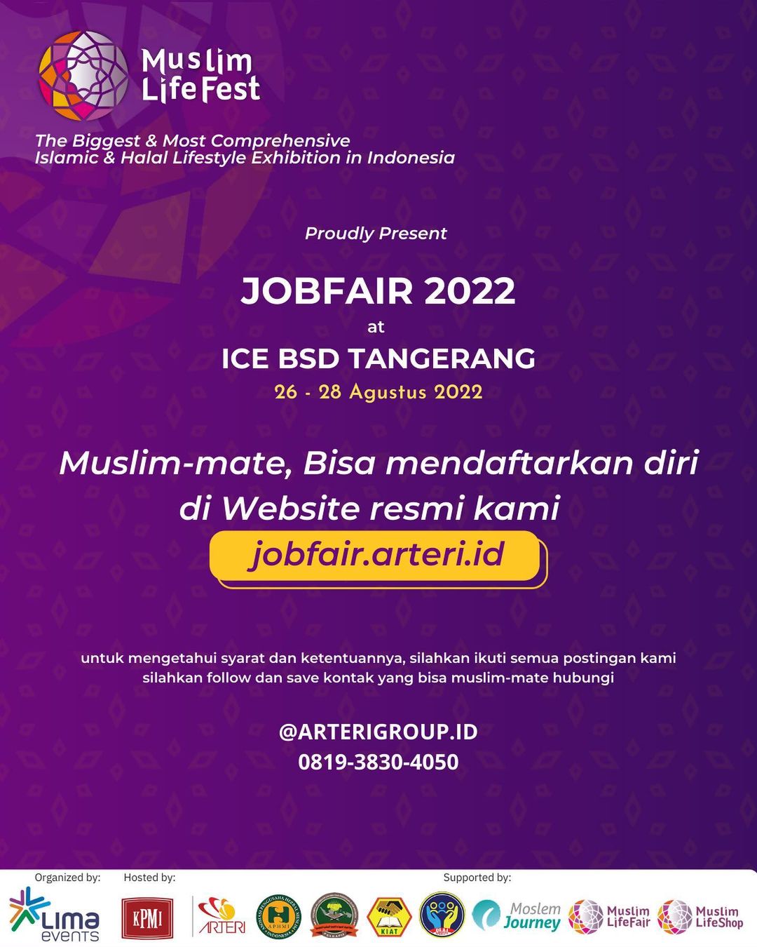Job Fair Muslim Life Fest 2022 