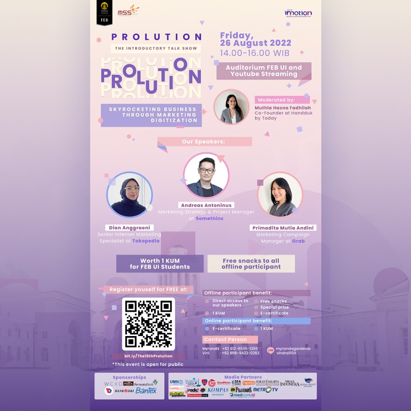 THE 16th IMOTION INTRODUCTORY TALK SHOW: PROLUTION