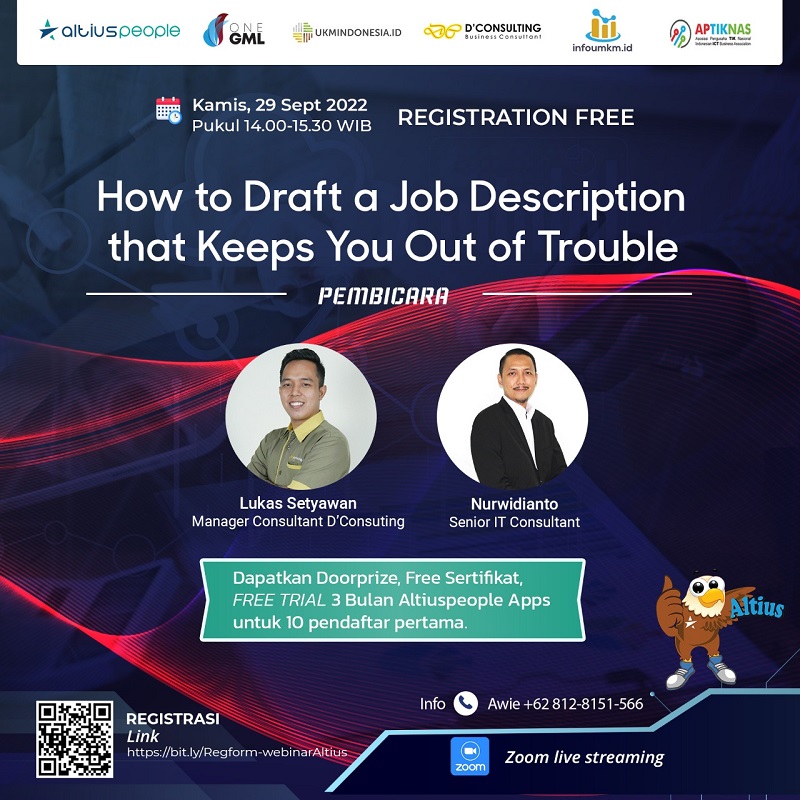 Webinar Era Digital SDM 2022 : "How to Draft a Job Description that Keeps You Out of Trouble”