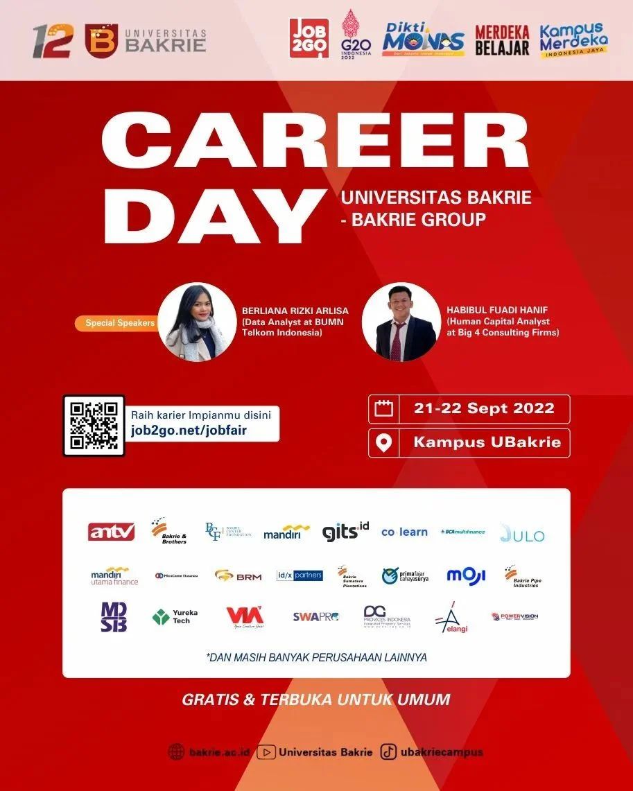 Career Day Universitas Bakrie - Bakrie Group 2022
