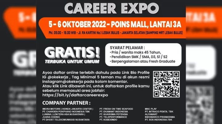 POINS Jakarta Career Expo – Oktober 2022