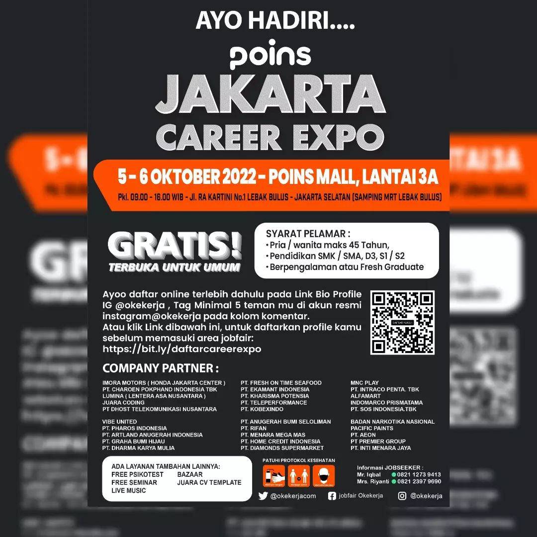POINS Jakarta Career Expo - Oktober 2022