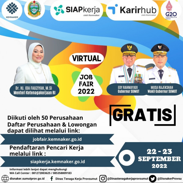 Virtual Job Fair Sumatera Utara